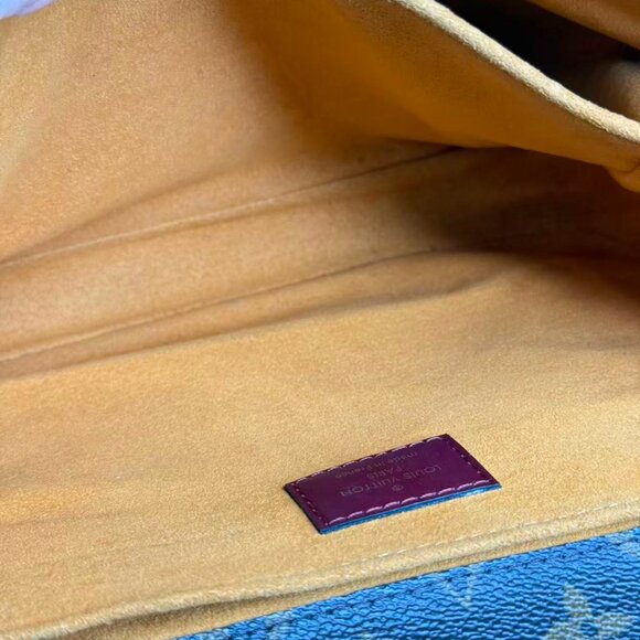 Louis Vuitton Monogram Canvas Metis Shoulder Bag Crossbody with Purple Strap - Picture 11 of 11